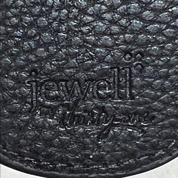 Thirty-One Initial Key Fob Black Keychain with Silver Initial R - Picture 3 of 4